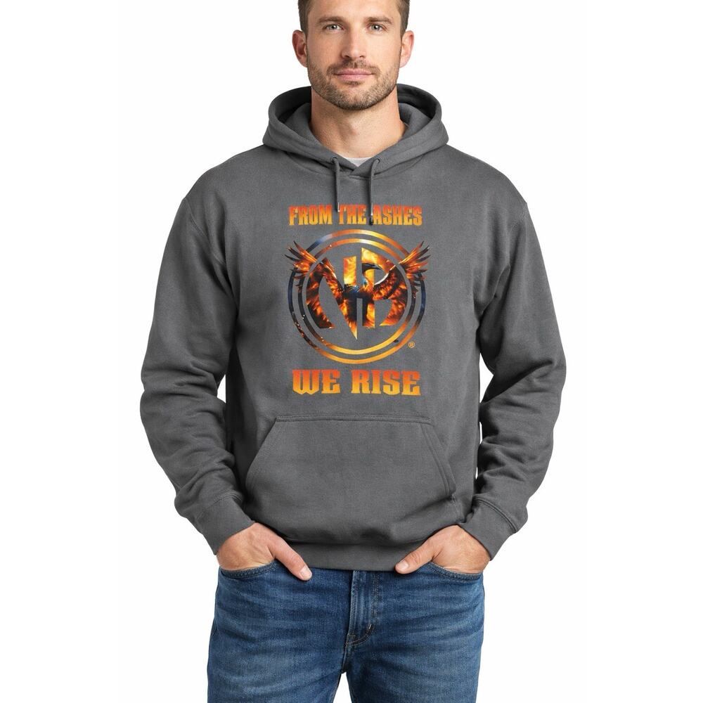 Official Narcotics Anonymous Phoenix Rising Hoodie XL Grey From The Ashes